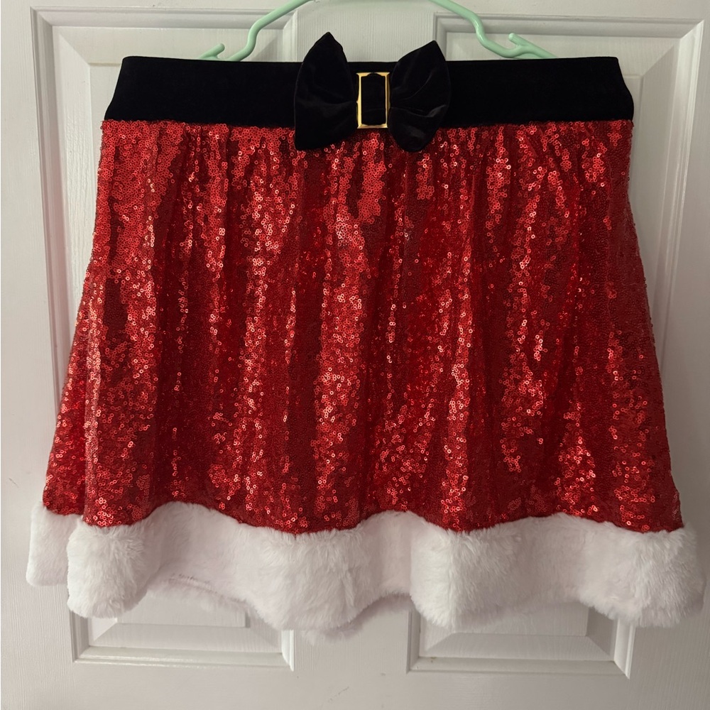Santa Sequin Skirt